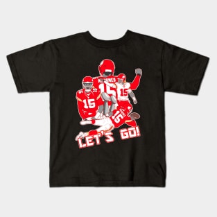 Pat Mahomes LET'S GO! Kids T-Shirt